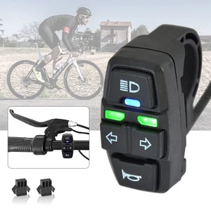 Motorcycle Handlebar Horn Button Turn Signal Fog Light ON OFF Controller Switch - Picture 1 of 10