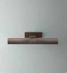 Pooky Small Seurat Cordless Picture Light In Bronze - Picture 1 of 7