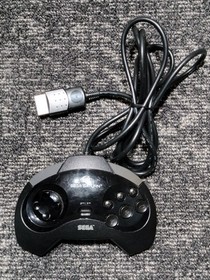 Sega Saturn Controller MK-80100 Original Black OEM Tested Working