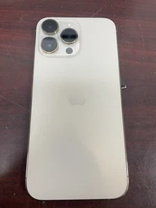 iPhone 14 Pro Max Back Housing Replacement w Small Parts OEM - Gold - A - Zdjęcie 1 z 6