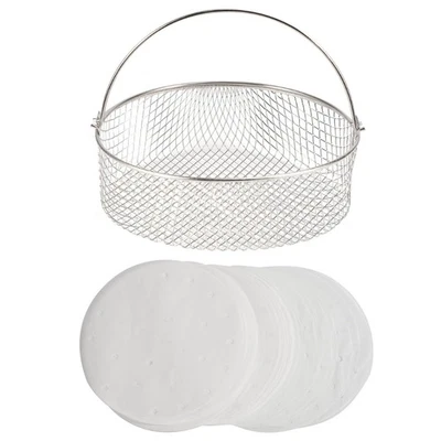 Luft Fritteusen Korb für Mesh Dampfgarer Korb für  Foodi 6.5, 8Qt,Luft8676 - Bild 1 von 4