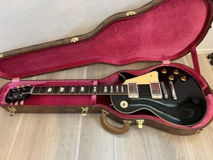 Gibson custom shop Limited Run 1957 Les Paul Standard ALL Ebony VOS 2023 - Picture 1 of 12