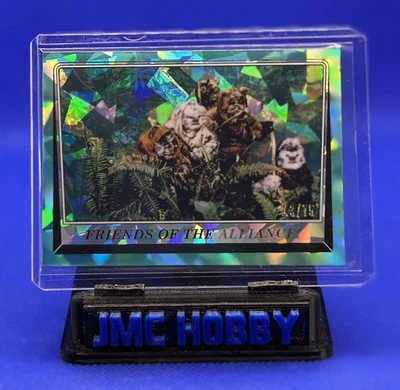 2023 Topps Chrome Sapphire Star Wars ROTJ Friends of the Alliance (Aqua) #’d /75 - Image 1 of 3
