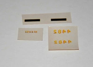 WRENN model railway transfer SET A4 GOLDEN EAGLE -Name Plates/Bands/Cabside/Sbd - Picture 1 of 3