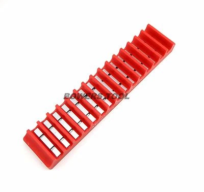 Mechanics Time Saver 15 Slot Universal Magnetic Screwdriver Wrench Rack Holder - Image 1 of 4