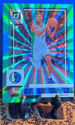 2022-23 Panini Donruss Green Laser Parallel SP Reggie Bullock #183 Mavericks - Image 1 of 2