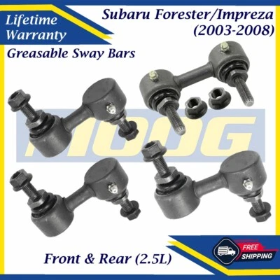MOOG OEM Front & Rear Sway Bars For 2003-2008 Subaru Forester/Impreza Lifetime W - Изображение 1 из 4