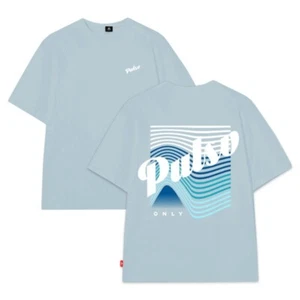 PULSV 2025 Blue Wave T-Shirts Unisex Badminton Tee Sport Freizeit Top OverFit Neu mit Etikett - Bild 1 von 4