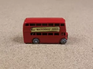 OLD VINTAGE LESNEY MATCHBOX # 5A LONDON BUS - Picture 1 of 10