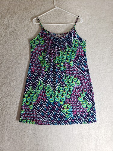 PALM ANGELS Abito donna Istituito 1962 10 Petite verde astratto poli B senza maniche cambio K