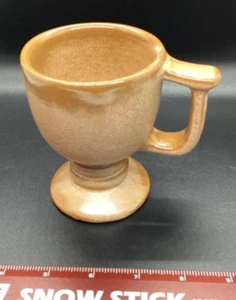 Frankoma C13 Brown Footed Mug 4.25 inches tall - Pre-owned - Picture 1 of 9