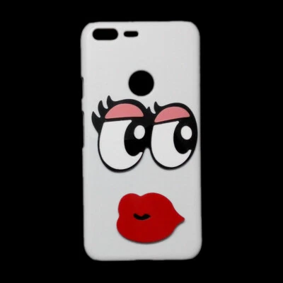 3D Cute Lips Eye Back Hard Phone Case Cover For Google Pixel XL - Image 1 of 2