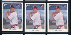 Lot (3) 1996 Best #27 Ron Warner  Arkansas Travelers Player Lot (FZ28) SWSW6