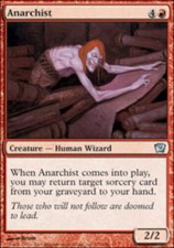 X4 Anarchist 9th Ninth Edition Light Play MTG Magic DNA GAMES