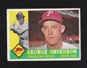 1960 Topps Set Break # 34 Sparky Anderson en muy buen estado (arruga) segundo año AJMCARDS - Imagen 1 de 1