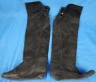 Steve Madden Blondee Boots Black 8.5M 8.5 Medium Leather Upper Balance Man Made