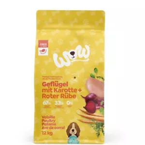 WOW Dog Junior Geflügel 12 kg (8,83€/kg) - Bild 1 von 1