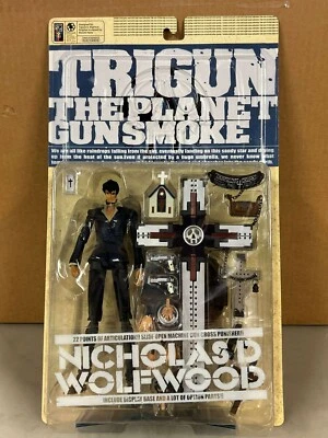 Figura de acción TriGun The Planet Gunsmoke Nicholas Wolfwood ToyTribe Foto 1 de 3