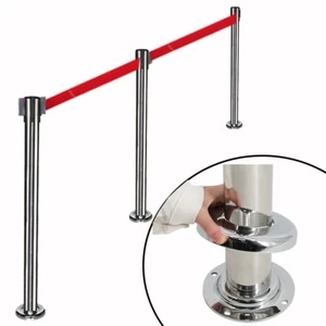 Semi fixed bollard stainless steel - Picture 1 of 1