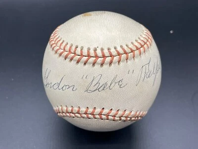 Gordon Babe Phelps "Dodgers 3x AS  WWII US Army" Signed Autographed baseball PSA - Image 1 of 4