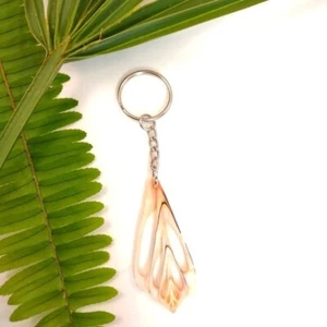 Seashell Keyring Slice Conch Seashell Clearwater Beach, Florida - Picture 1 of 13