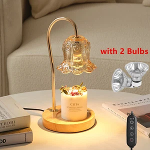 Fragrance Candle Warmer Lamp with 2 Bulbs Dimmable Lantern with Timer Best Gifts - Picture 1 of 11