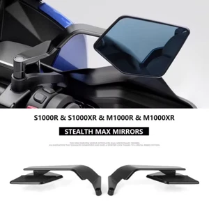 Stealth Max Mirrors Rearview Mirror Wing Aerodynamic For BMW M1000R/XR S1000XR/R - Picture 1 of 18