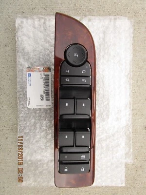 10 - 13 CHEVY TAHOE SUBURBAN LS LT 4D SUV MASTER INTERRUPTOR DE JANELA DE ENERGIA NOVO EM FOLHA - Imagem 1 de 4