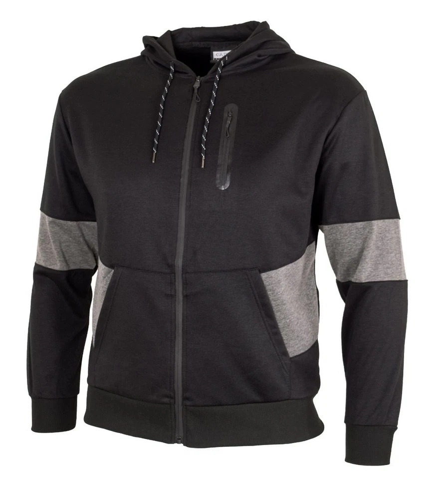 Cultura Full Zip Athletic Hoodie Lightweight Construction Adjustable Drawstrings - Image 1 of 3
