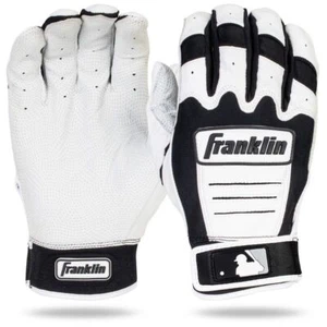 Franklin CFX Pro Series Adult Batting Gloves, Pearl/Black Size Medium - Picture 1 of 7
