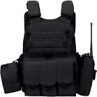 Tactical Vest Outdoor Adjustable Airsoft MolleVest Combat Training Paintball etc