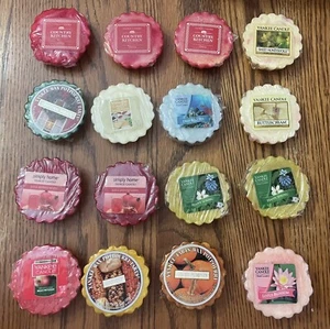 Yankee Candle Wax Potpourri Tarts Melt Lot 16 Christmas Fall FloralNew Old Stock - Picture 1 of 6
