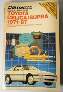 Chilton 7763 Toyota Celica-Supra, 1971-1987 : Repair and Tune-Up Guide - Picture 1 of 3
