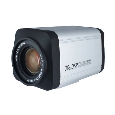 2MP HD-AHD 1920x1080P 36X Optical Zoom Digital IR-CUT CCTV Box Camera - Image 1 of 3