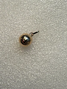 14K Yellow Gold Basketball Charm Pendant - Picture 1 of 3