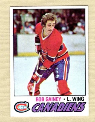 1977-78 Topps Hockey Bob Gainey (Canadiens) - Image 1 of 2