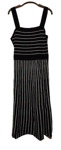 Banana Republic Navy Striped Sleeveless Midaxi Dress Size XL New with Tags - Picture 1 of 6