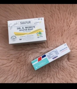Dr. S. Wong's SULFUR SOAP Scented (80g) & BIODERM OINTMENT Non-Irritant (15g) - Picture 1 of 6