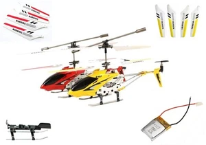 Syma S107G RC Helicopter Spare Parts Propellers Charger Motor Gear Skid Tail UK - Picture 1 of 31