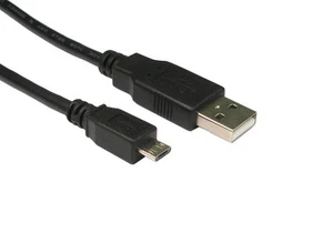10Ft. USB 2.0 A Male to Micro-B 5pin Male Charging Cable (Lot of 5 Cables) - Picture 1 of 3