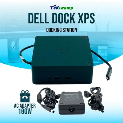 戴尔 USB-C Thunderbolt 扩展坞适用于 XPS 15 9560 9570 9575 带 OEM 180W 交流电 — 第 1/4 张图片