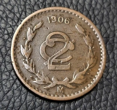 1906 Mexico 2 Centavos Coin - Image 1 of 2