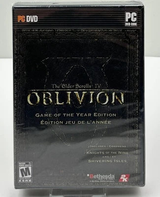 Elder Scrolls IV: Oblivion - Game of the Year Edition (PC, 2011) *New & Sealed* - Image 1 of 4