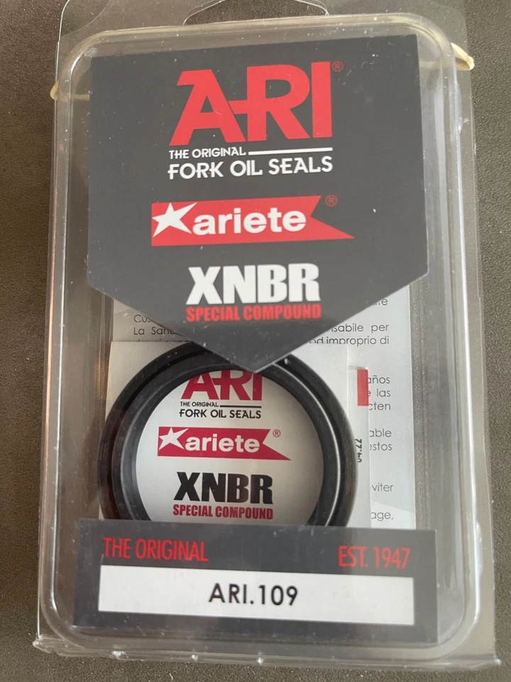 Sellos de aceite ARIETE horquilla premium ARI.109 43 X 55 X 9,5/10,5 DC4Y Foto 1 de 1