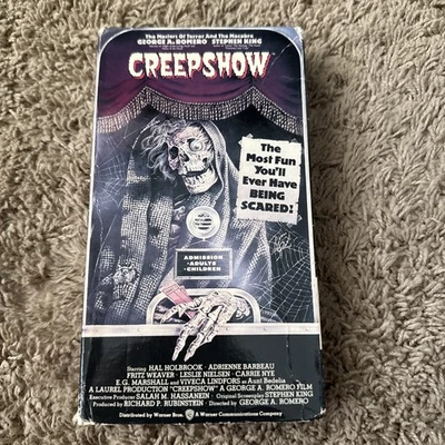 Creepshow VHS 1982 1987 Warner Bros Vintage Horror Stephen King George Romero WB - Image 1 of 4