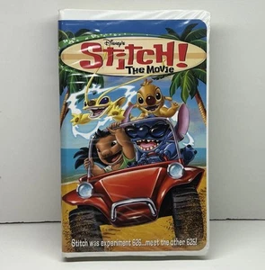 Disney’s Stitch The Movie VHS 2003 Video Tape Lilo 2 Sequel Clamshell Case RARE! - Foto 1 di 15