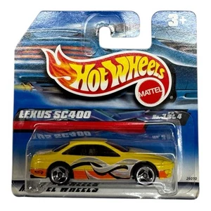 2000 Hot Wheels Seein' 3-D Series Lexus SC400 Yellow 3of 4 Cars #011 Short Card - Picture 1 of 2