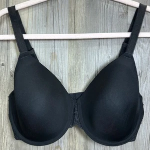 WACOAL FRENCH GARDEN Size 36 DDD Black T-Shirt Underwire Bra St:85340 - Picture 1 of 8