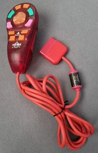 Sony PlayStation Ascii Grip Controller Kasei Monogatari Red [ Tested ] PS PSone - Picture 1 of 4