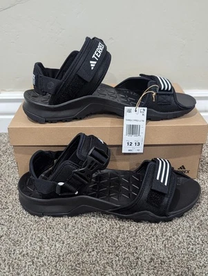 Sandalias Adidas Terrex Cyprex Ultra negras/blancas HP8651 talla 12 para hombre/13 para mujer Foto 1 de 4